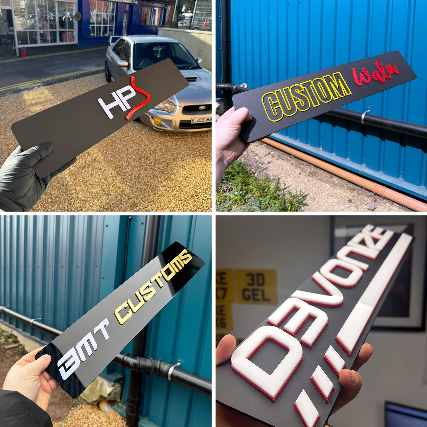 Custom Business Logo Plate