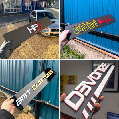 Custom Business Logo Plate