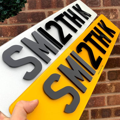 4D 3MM-10MM Number Plates