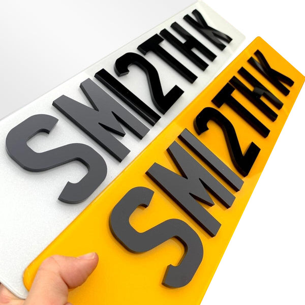 4D 3MM-10MM Number Plates