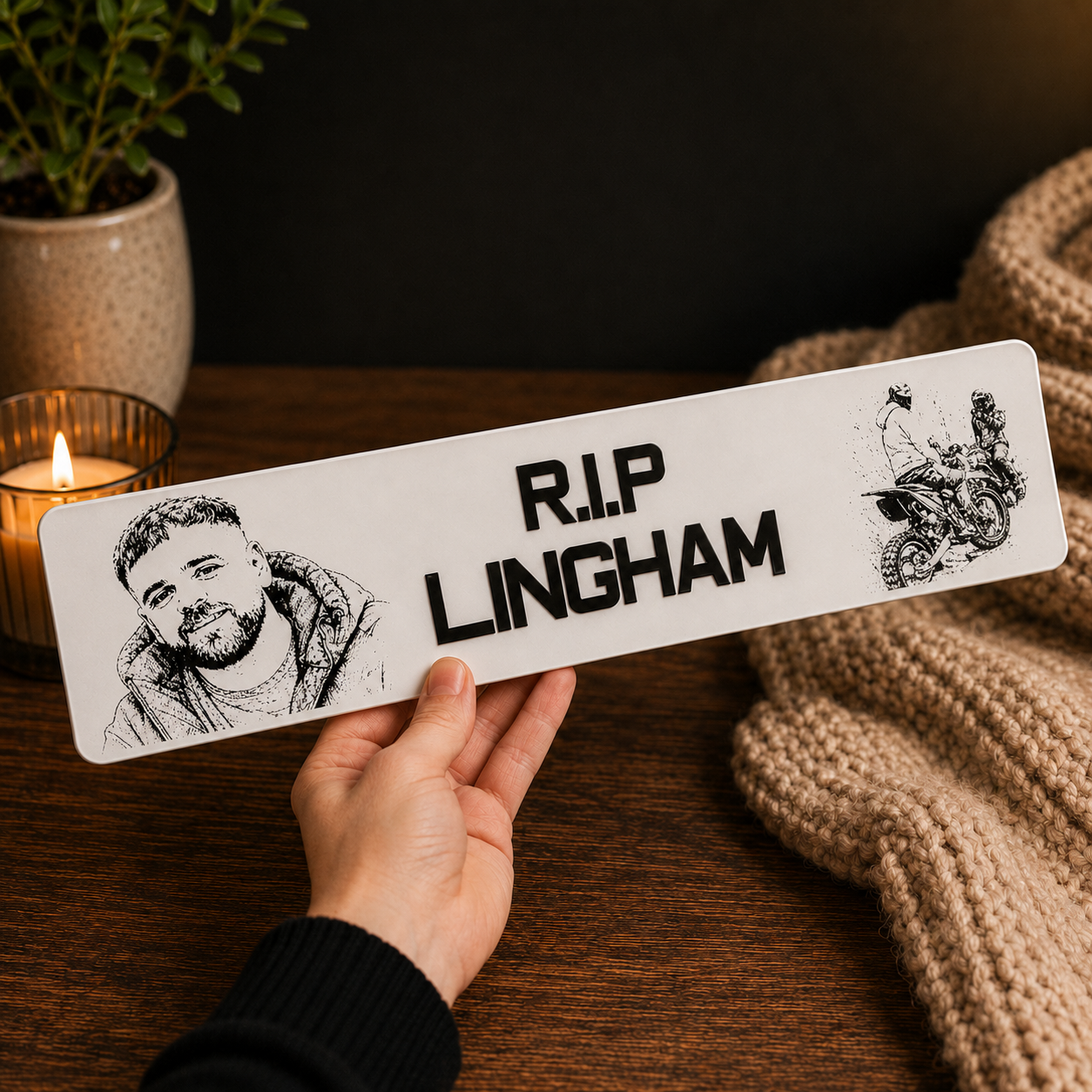 Memorial Picture Plate