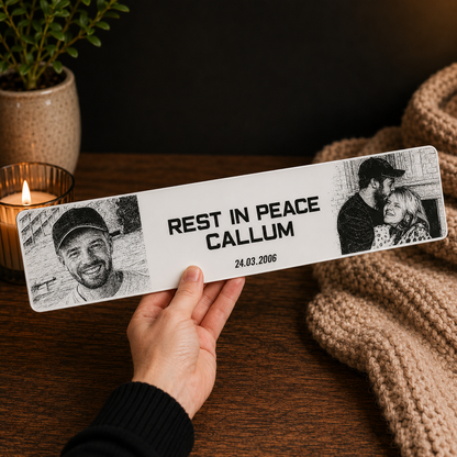Memorial Picture Plate