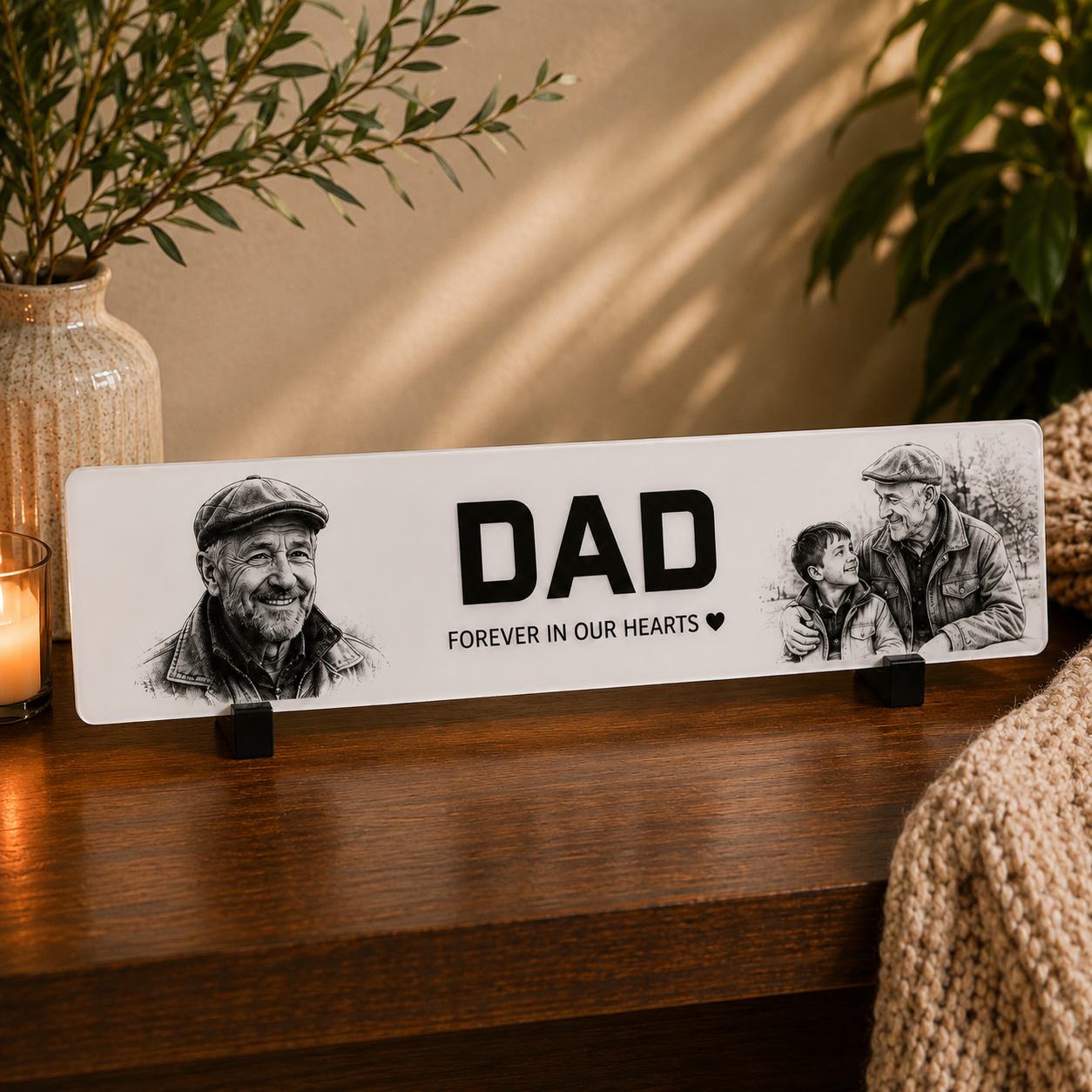 Memorial Picture Plate