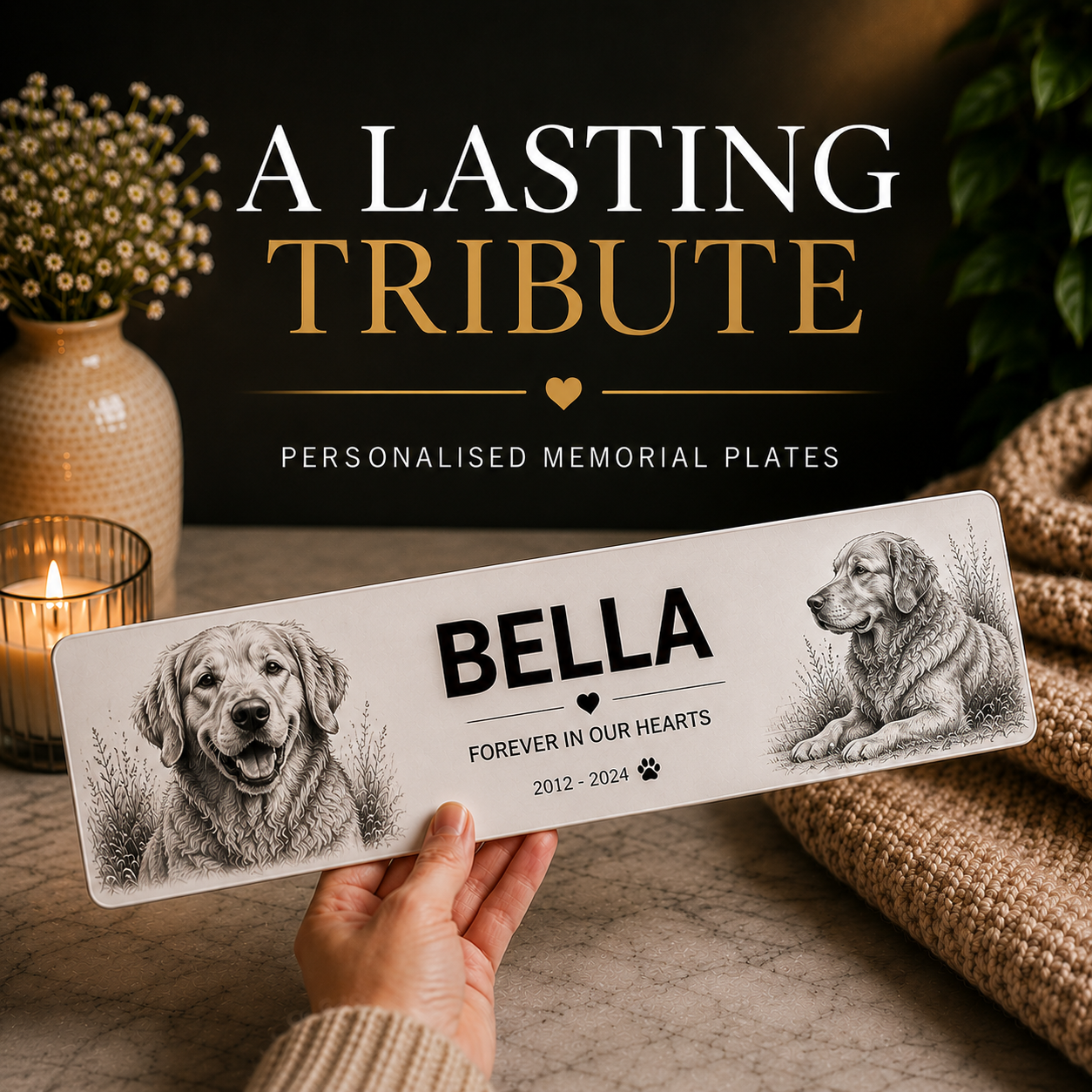 Memorial Picture Plate