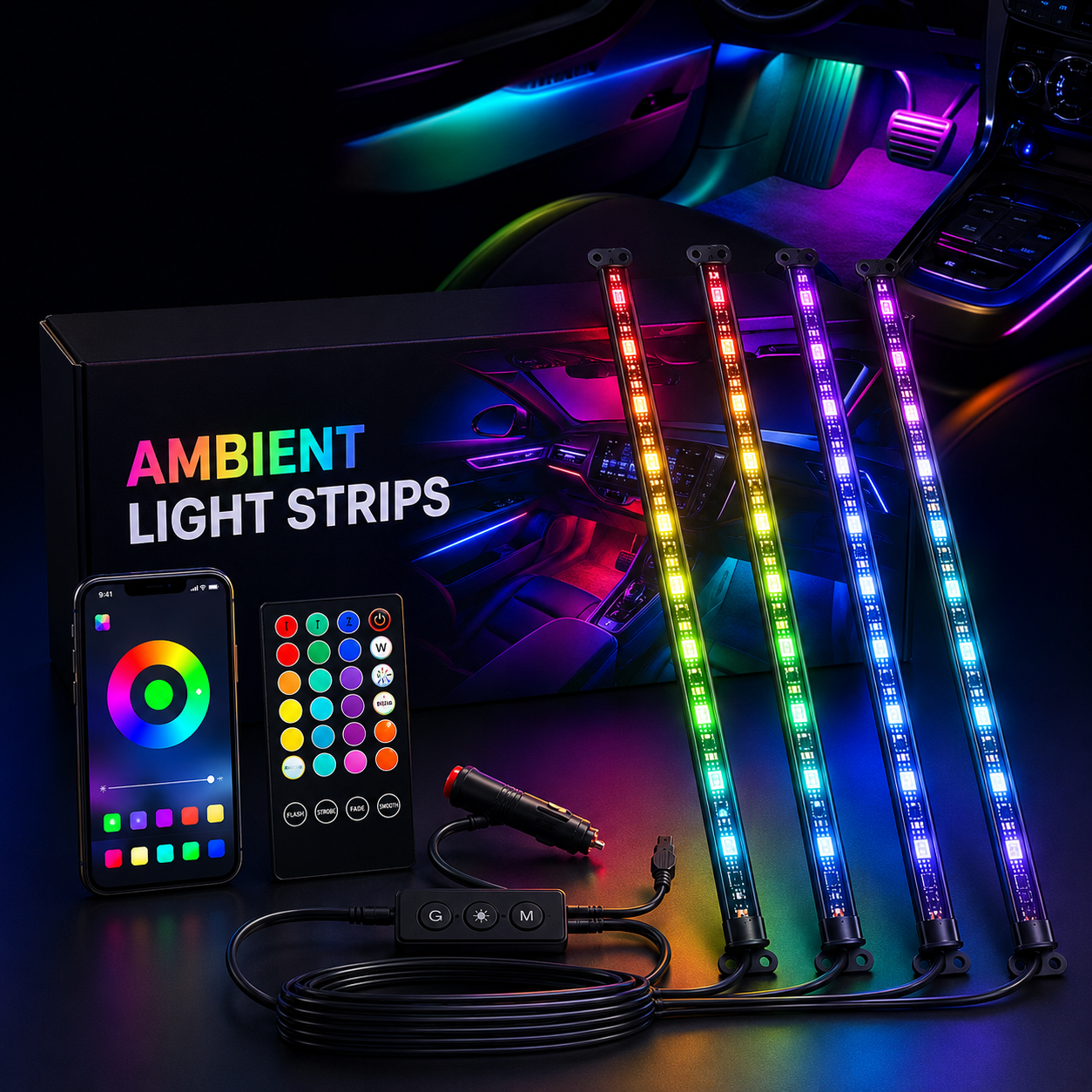 Wired Ambient Light Strips