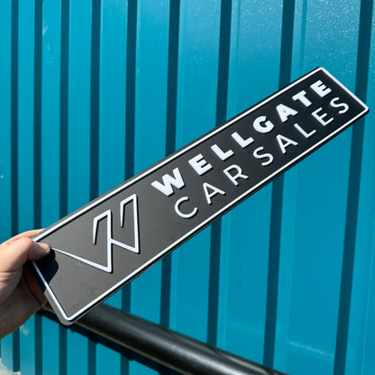 Custom Business Logo Plate