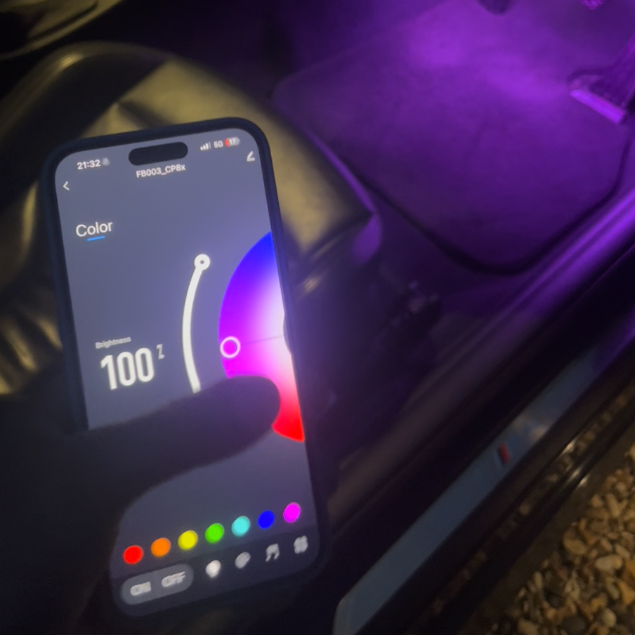 Car Footwell Ambient Lights