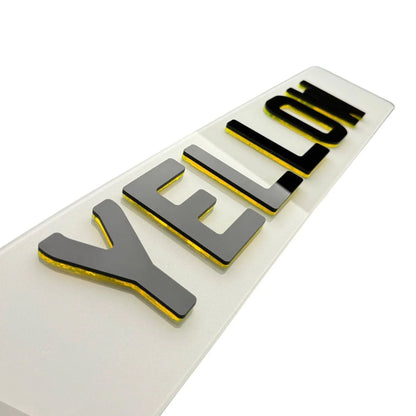 4D Neon Number Plates (Show/Off-Road)