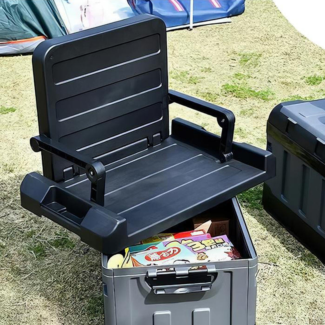 Heavy Duty Foldable Boot Organiser & Seat