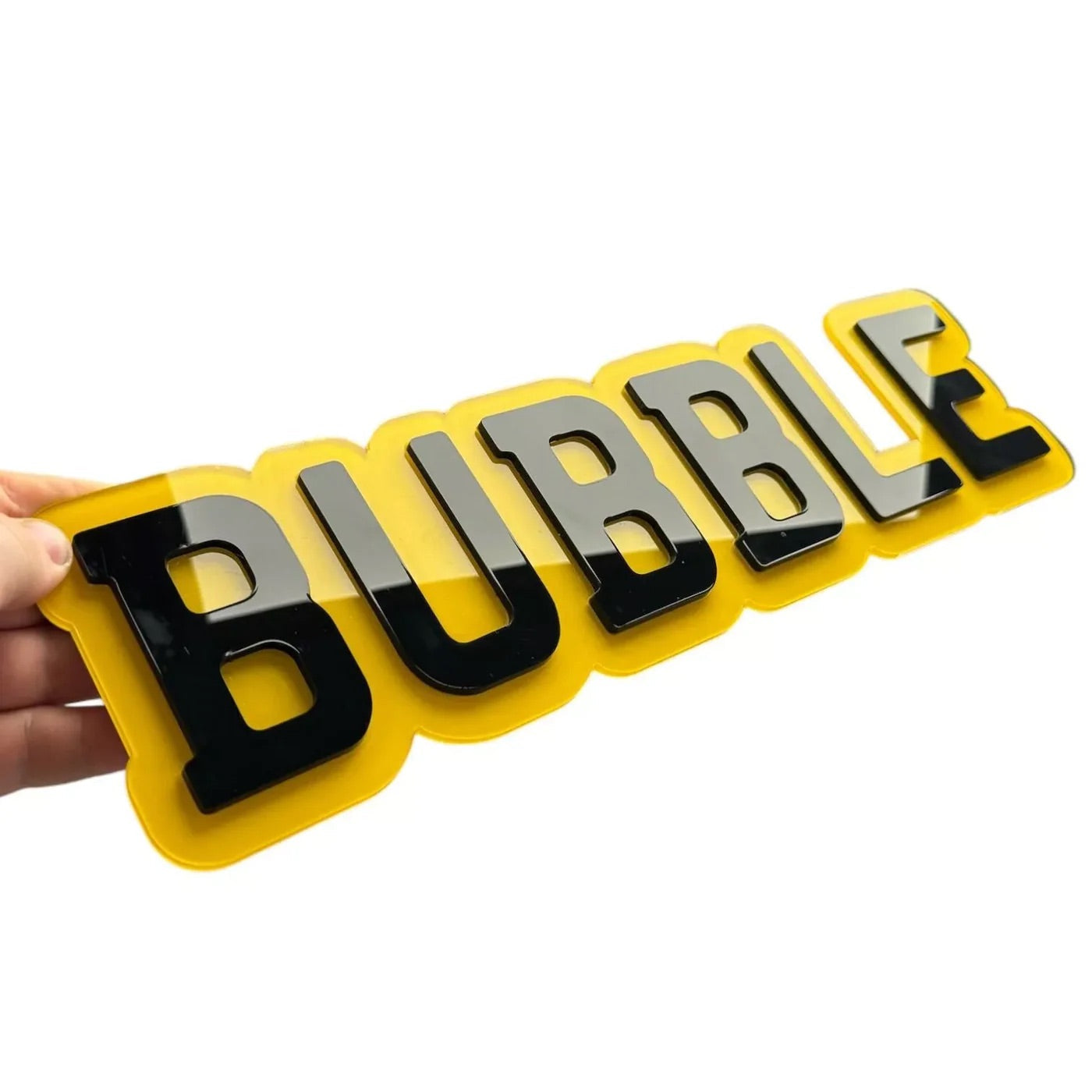 Bubble Number Plates