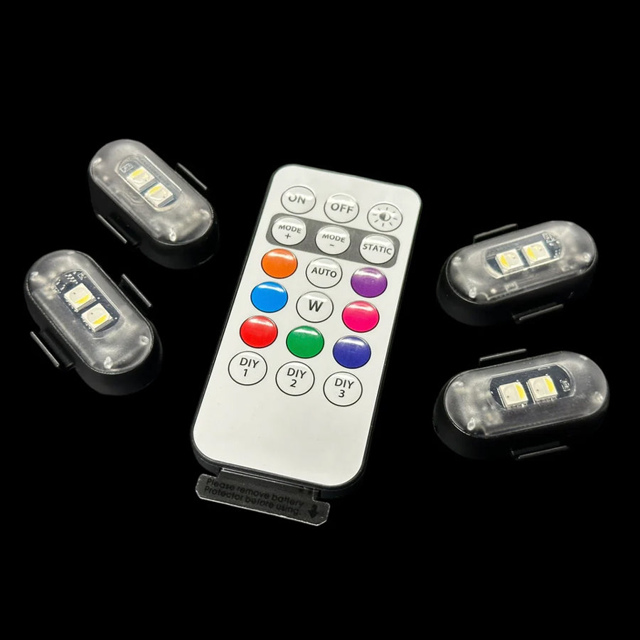 Wireless Car Footwell LED Lights