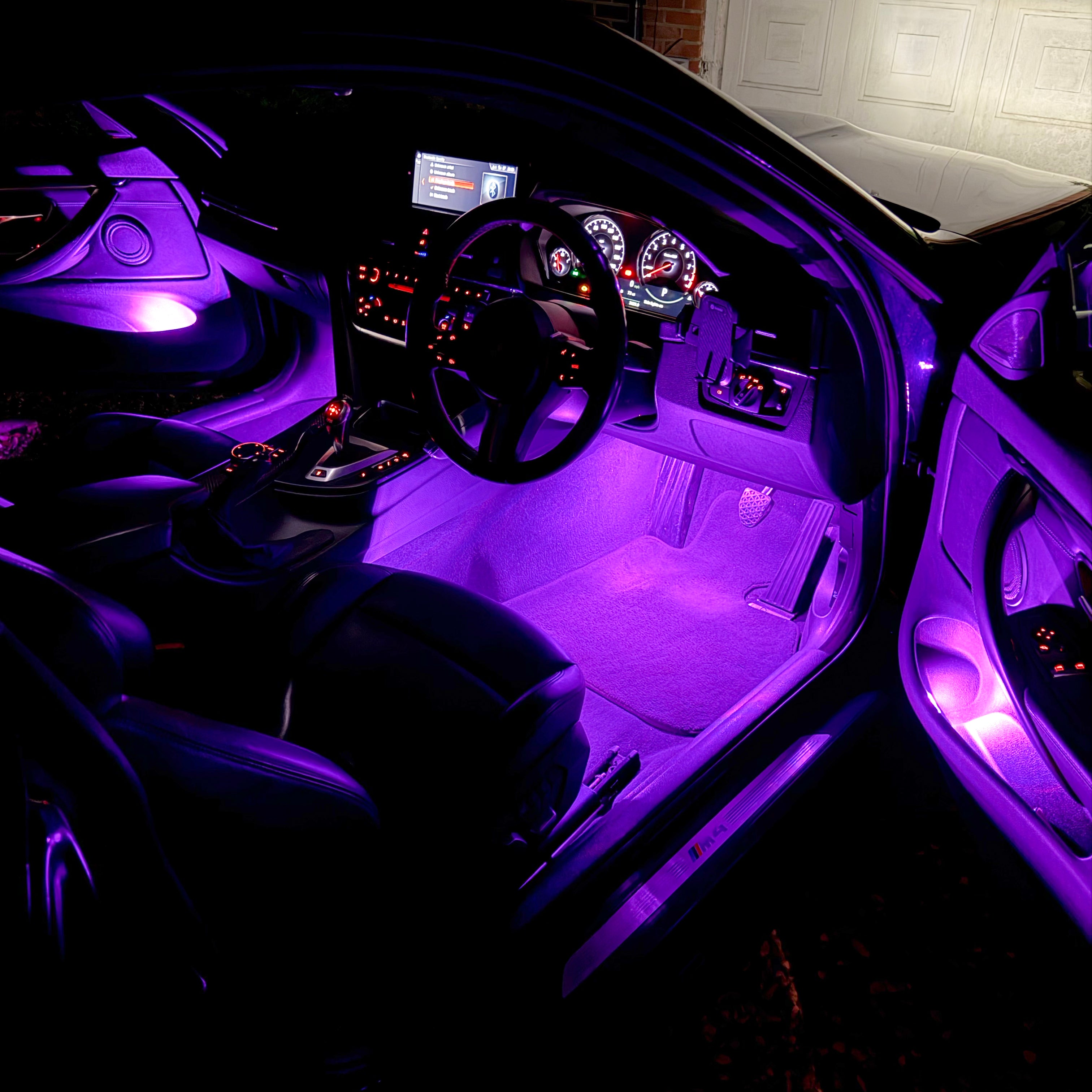 Purple ambient lights